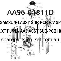 SAMSUNG ASSY SUB-PCB,H/V;SP43J5HP3S/XTT,J51A,AA9