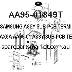 AA95-01849T-ASSY SUB-PCB,TERMINAL;W3,J52AXSA,AA95-01