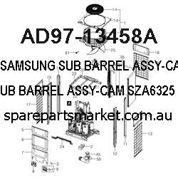 AD97-13458A-SUB BARREL ASSY-CAM;SZA6325,,-,-