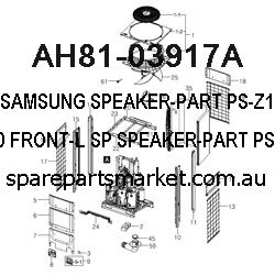 AH81-03917A-SPEAKER-PART;PS-Z110,PS-FZ110,FRONT-L SP