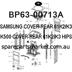 SAMSUNG COVER-REAR;61K2/K3,HIPS,HB,BK500