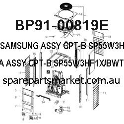 SAMSUNG ASSY CPT-B;SP55W3HF1X/BWT,J54A