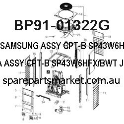 SAMSUNG ASSY CPT-B;SP43W6HFX/BWT,J54A