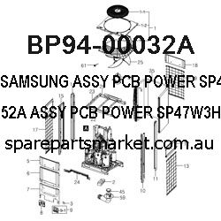 BP94-00032A-ASSY PCB POWER;SP47W3HFX/BWT,J52A