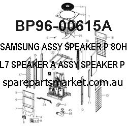 SAMSUNG ASSY SPEAKER P;8OHM,15W,JBL,L7 SPEAKER A