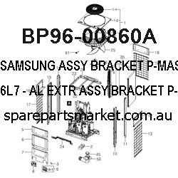 BP96-00860A-ASSY BRACKET P-MASK TOP;-,56L7,-,AL EXTR