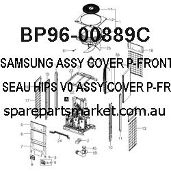 BP96-00889C-ASSY COVER P-FRONT BOT;47Q8,SEAU,HIPS,V0