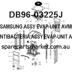DB96-03225J-ASSY EVAP-UNIT;AVMDDH056EA,ANTIBACTERIA
